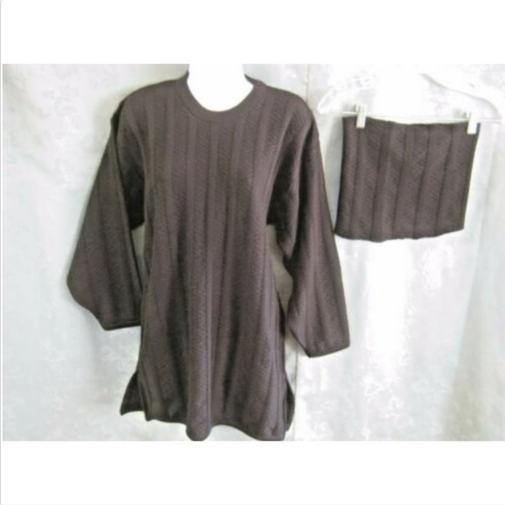 Toorallie Tunic Sweater & Matching Scarf Size S